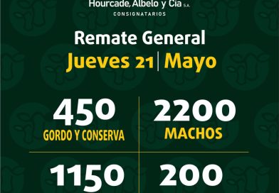 Remate – jueves 21 de mayo de 2026