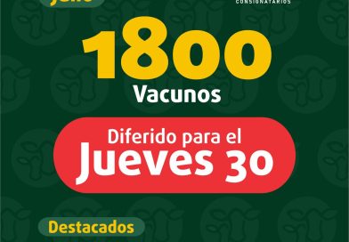 Remate – jueves 30 de julio de 2026